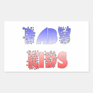 Sticker Rectangulaire Hakuna Matata Bébé & Enfants : Conception de coule