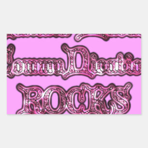 Sticker Rectangulaire Hakuna Matata Communication ROCKS Art Print