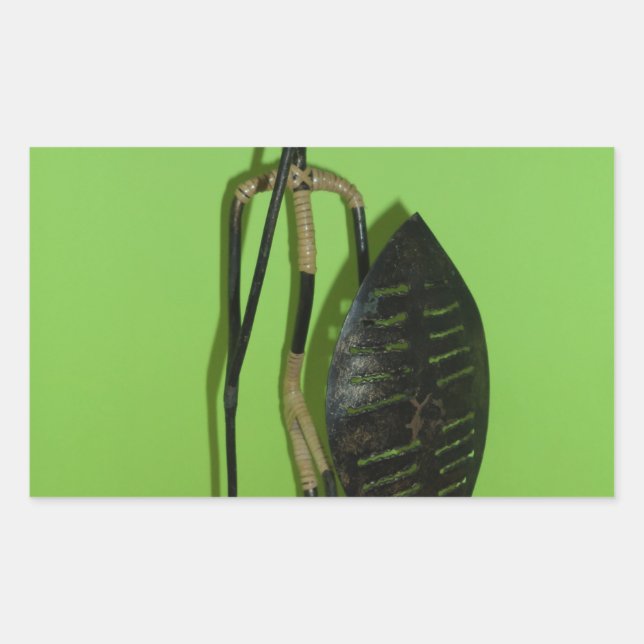 Sticker Rectangulaire Hakuna Matata Kenya Maasai.JPG (Devant)