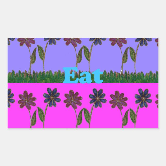 Sticker Rectangulaire Hakuna Matata Love Mange Jeu.png (Devant)