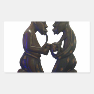 Sticker Rectangulaire Hakuna Matata S'amuser Old School est le meilleur