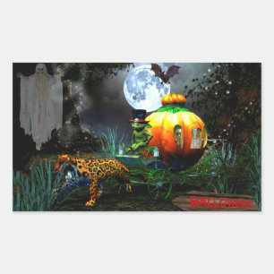 Sticker Rectangulaire Halloween