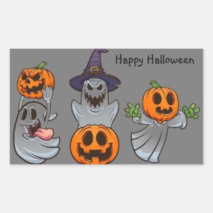 Sticker Rectangulaire Halloween Fun