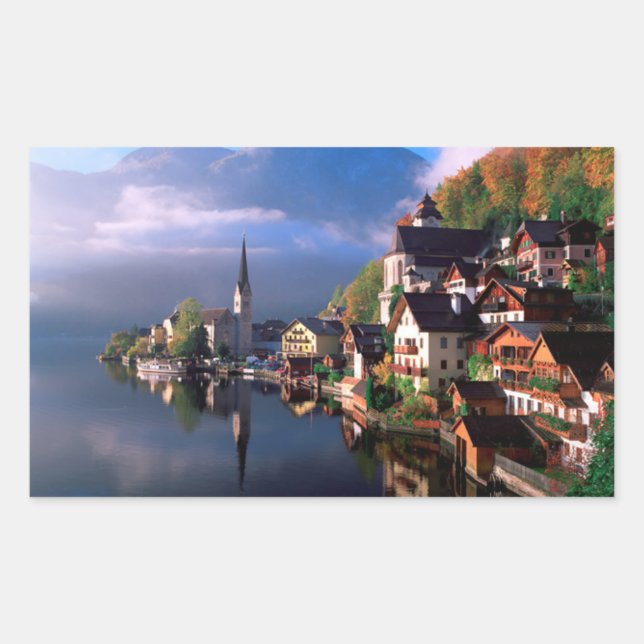 Sticker Rectangulaire Hallstatt (Devant)