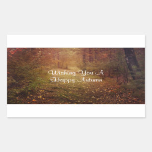 Sticker Rectangulaire Happy