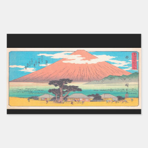 Sticker Rectangulaire Hara, du hokaido de stations de la série