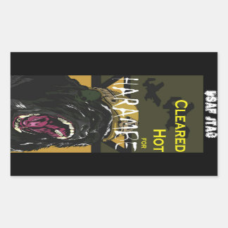 Sticker Rectangulaire Harambe le JTAC