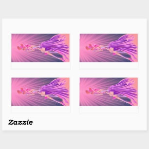 Sticker Rectangulaire "Harmonie dans la poussière d'étoile" Une reine gl