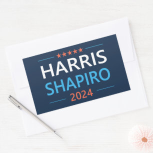 Sticker Rectangulaire Harris Shapiro 2024