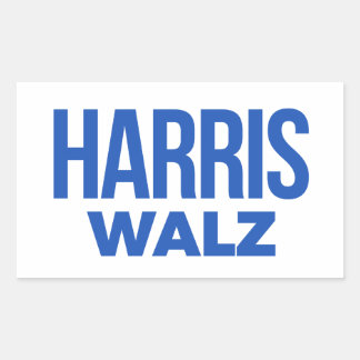 Sticker Rectangulaire Harris Walz 2024