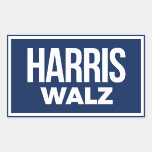 Sticker Rectangulaire Harris Walz 2024