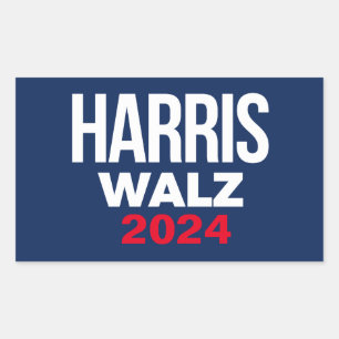 Sticker Rectangulaire Harris Walz 2024