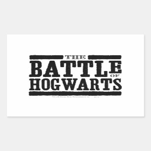 Sticker Rectangulaire Harry Potter Spell   La bataille de Hogwarts