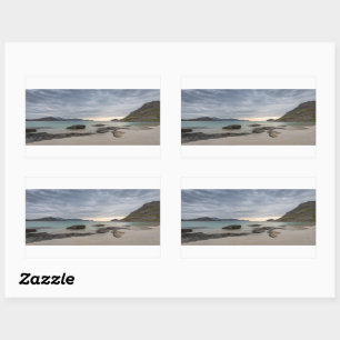 Sticker Rectangulaire Haukland Lofoten