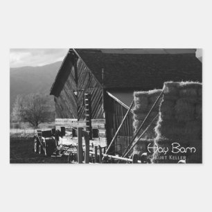 Sticker Rectangulaire Hay Barn