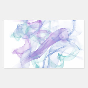 Sticker Rectangulaire Haze violet Abstrait