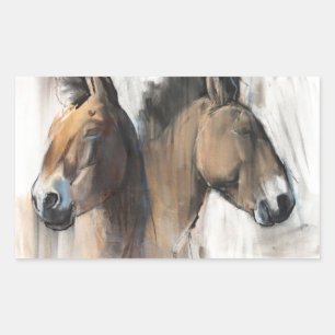 Sticker Rectangulaire Head study