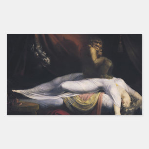 Sticker Rectangulaire Henry Fuseli - Le cauchemar