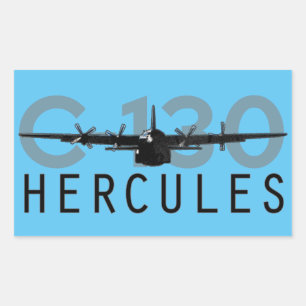 Sticker Rectangulaire Hercules C-130