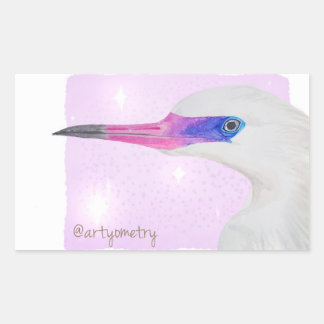 Sticker Rectangulaire Heron
