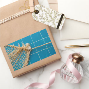 Sticker Rectangulaire Heures de la piscine