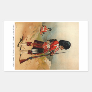 Sticker Rectangulaire Highlanders du Queens Cameroun