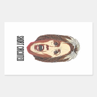 Sticker Rectangulaire Hillary Clinton A Courte Circulé
