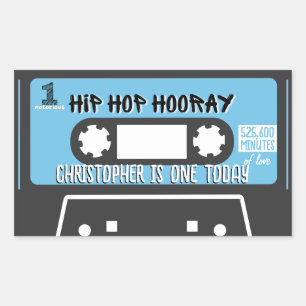 Sticker Rectangulaire Hip hop Hooray Notorieux UN 1er anniversaire Mixta