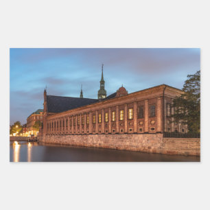 Sticker Rectangulaire Holmens Church Copenhagen Danemark
