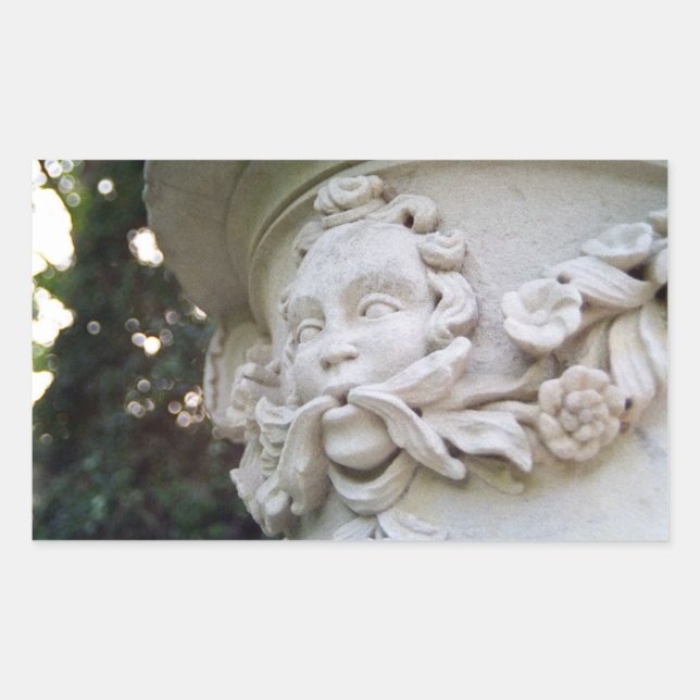 Sticker Rectangulaire Homme vert (Devant)