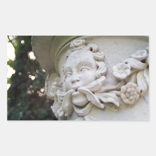 Sticker Rectangulaire Homme vert (Devant)