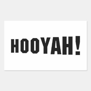 STICKER RECTANGULAIRE HOOYAH !