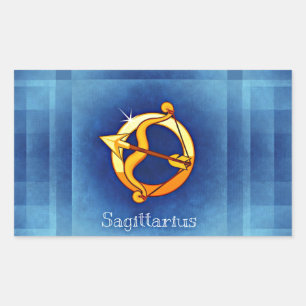 Sticker Rectangulaire horoscope sagittaire