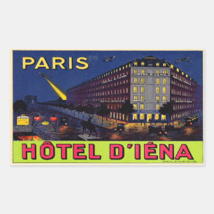 Sticker Rectangulaire Hôtel d'Iéna (Paris)