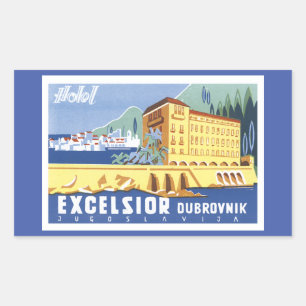 Sticker Rectangulaire Hotel Excelsior Dubrovnik