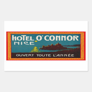Sticker Rectangulaire Hôtel O'Connor (France agréable)