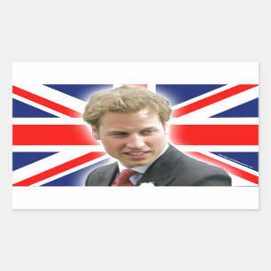 Sticker Rectangulaire HRH Duke de Cambridge - Stunning !