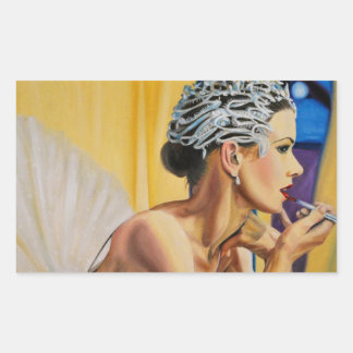 Sticker Rectangulaire Humanité Ballerina