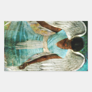 Sticker Rectangulaire Humble Ange