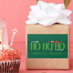 Sticker Rectangulaire Hunter Green Elf Shenanigans