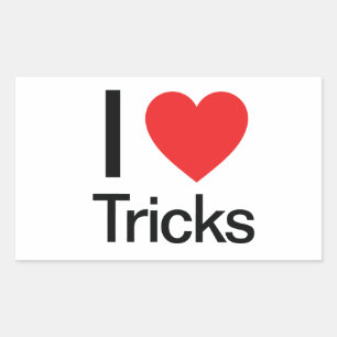 Sticker Rectangulaire I Love Tricks