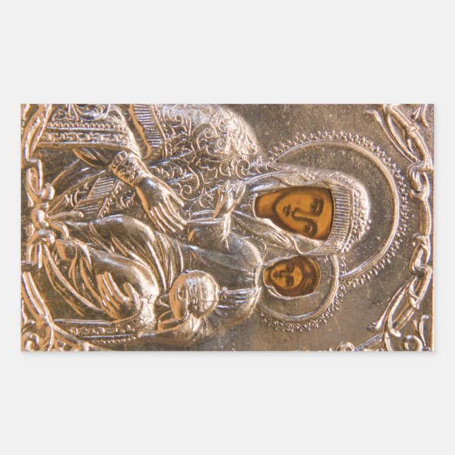 Sticker Rectangulaire Icône orthodoxe (Devant)