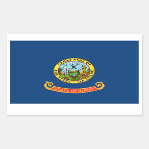 Sticker Rectangulaire Idaho State Flag