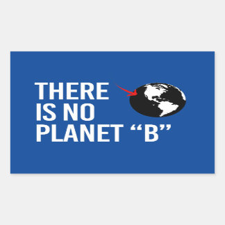 Sticker Rectangulaire Il n'y a pas de plan(et) B