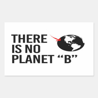 Sticker Rectangulaire Il n'y a pas de plan(et) B