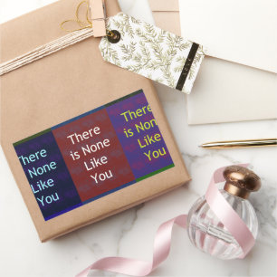 Sticker Rectangulaire "Il n'y en a pas comme toi" : La grille mosaïque C