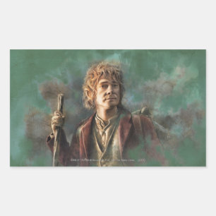 Sticker Rectangulaire Illustration BILBO BAGGINS™