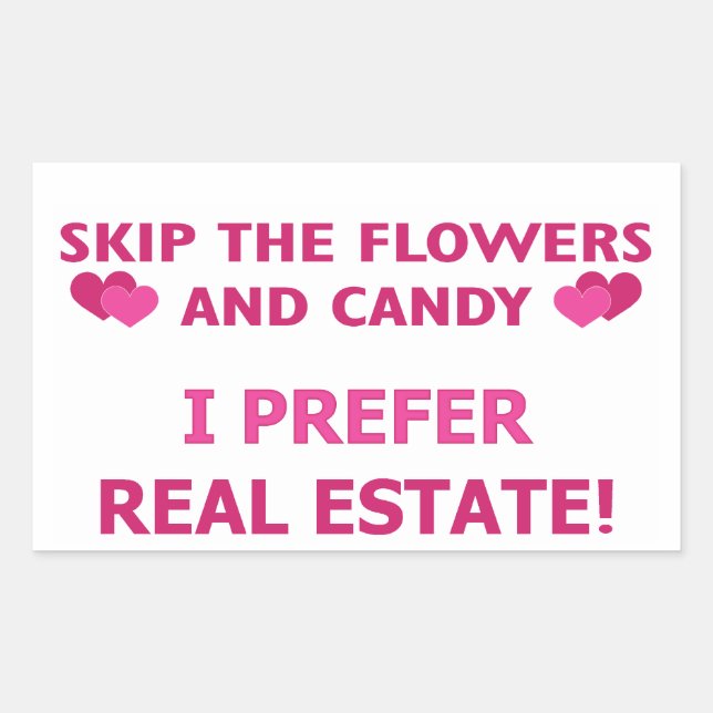 Sticker Rectangulaire Immobilier (Devant)