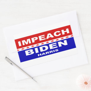 Sticker Rectangulaire Impeach Biden Harris