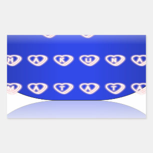 Sticker Rectangulaire Impression d'art Hakuna Matata